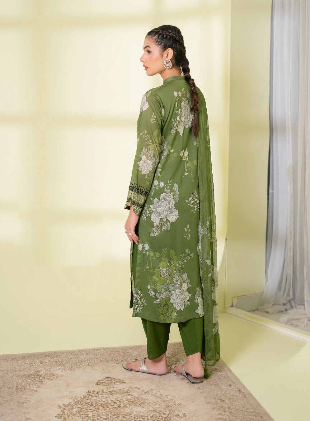 ZUMRA 3-Piece Unstitched Lawn Suit