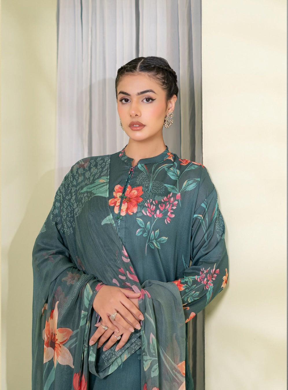 ZUMRA 3-Piece Unstitched Lawn Suit