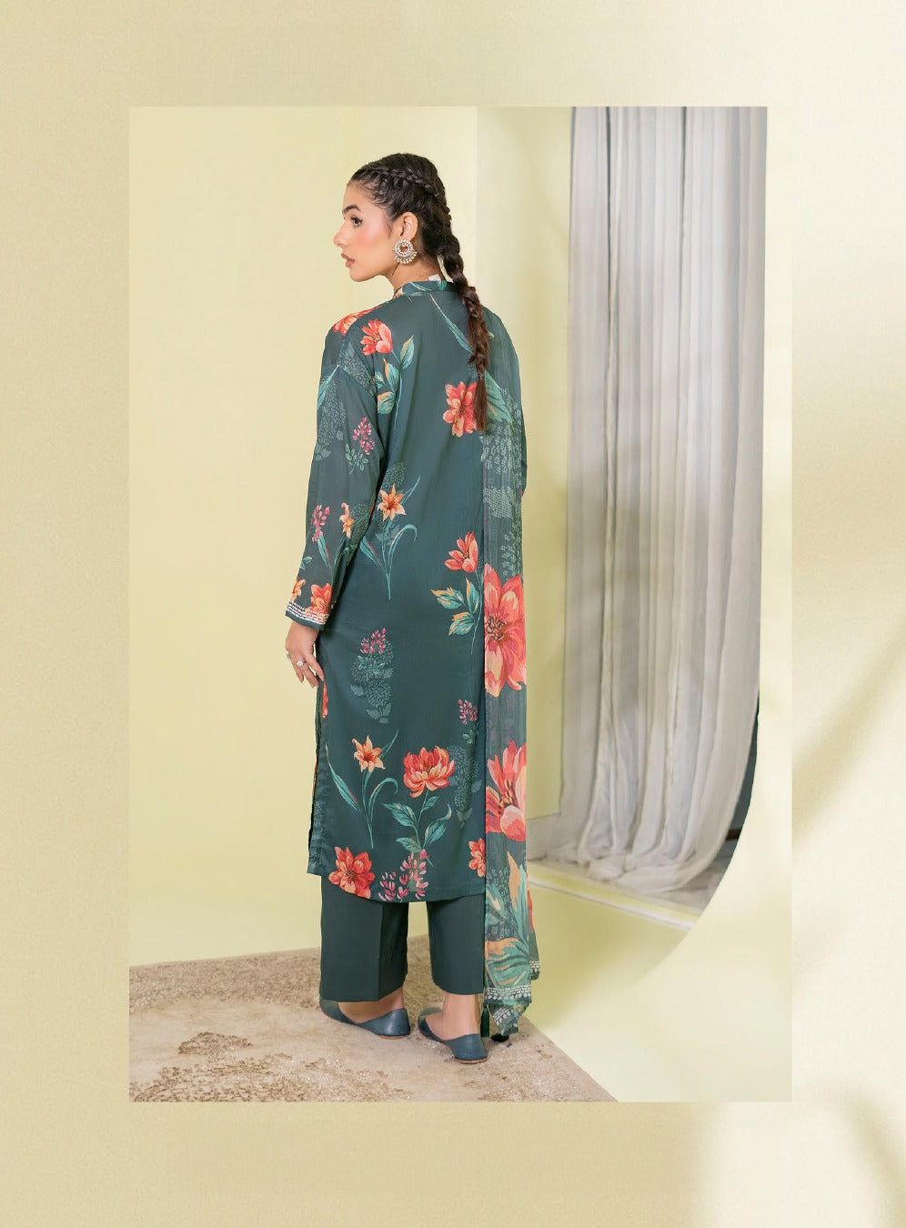 ZUMRA 3-Piece Unstitched Lawn Suit