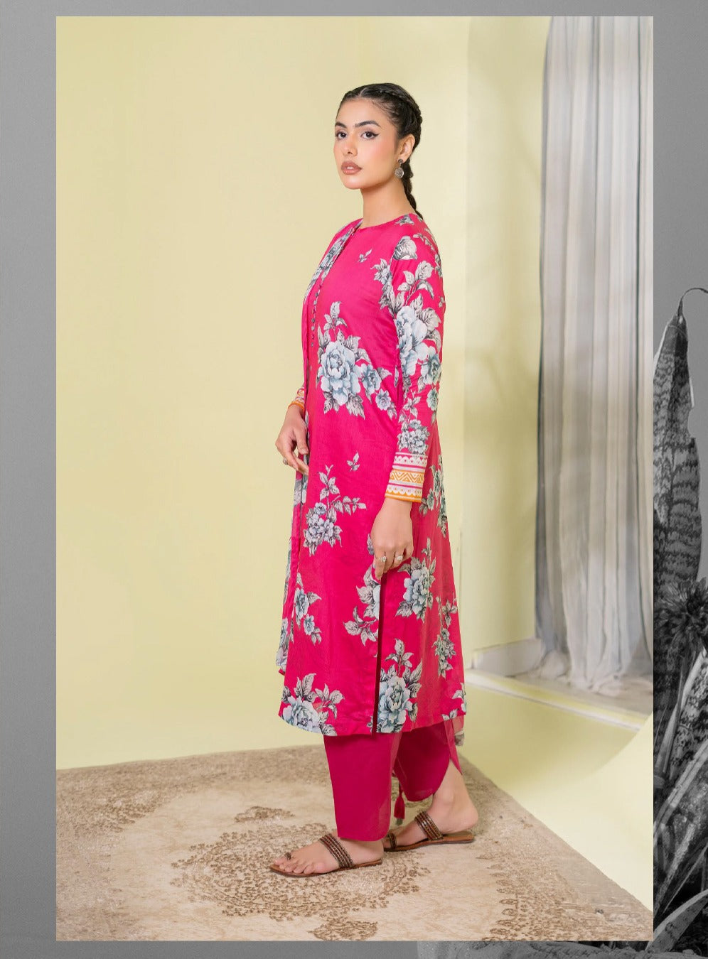 ZUMRA 3-Piece Unstitched Lawn Suit