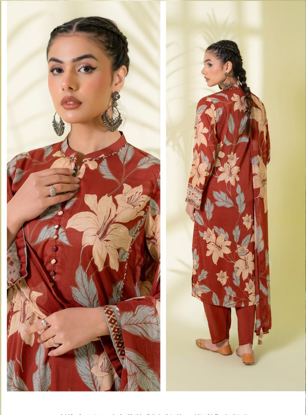 ZUMRA 3-Piece Unstitched Lawn Suit