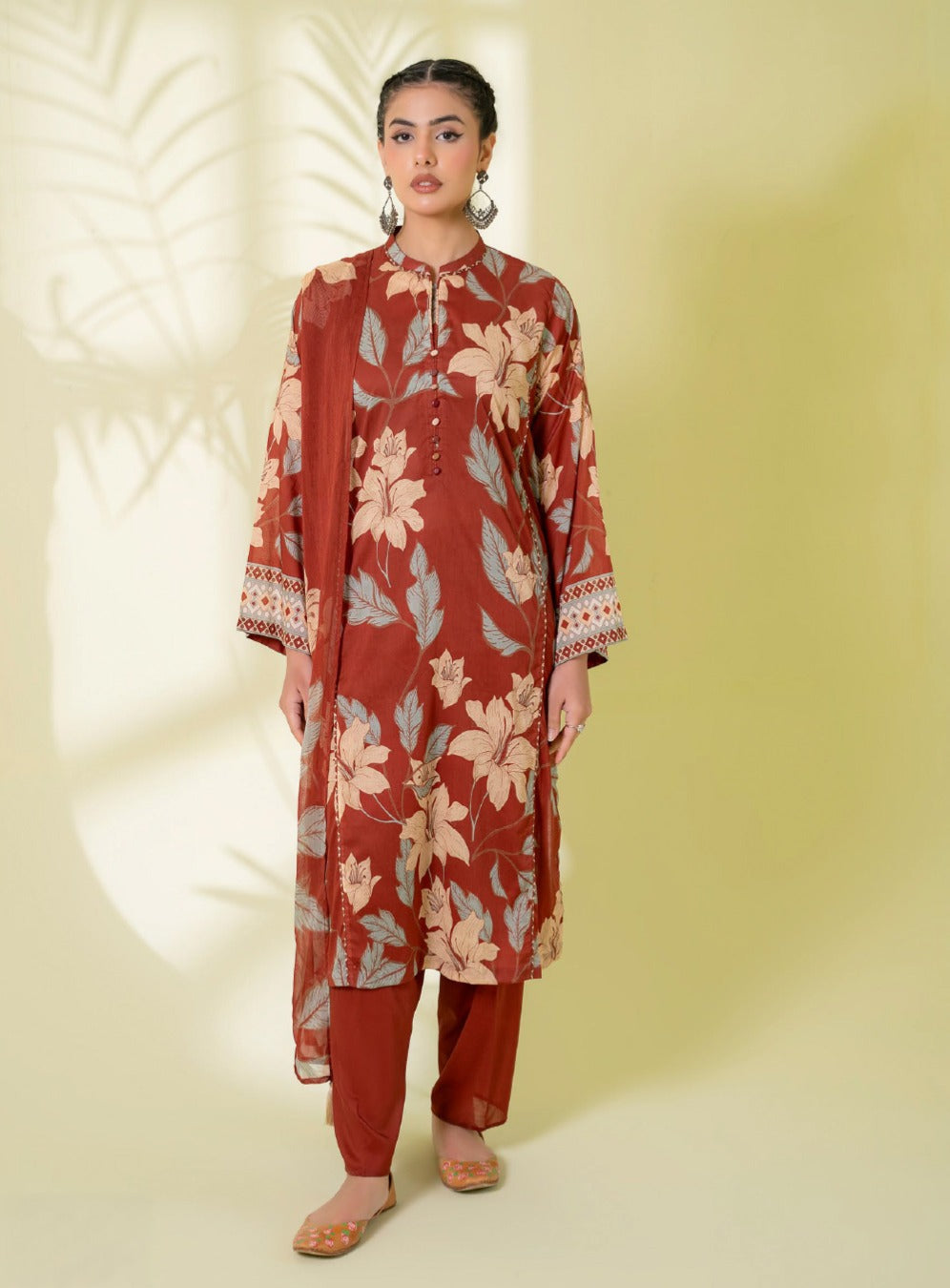 ZUMRA 3-Piece Unstitched Lawn Suit