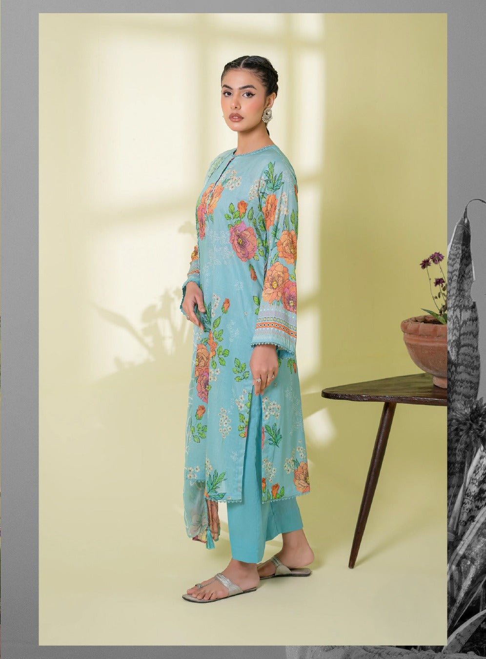 ZUMRA 3-Piece Unstitched Lawn Suit