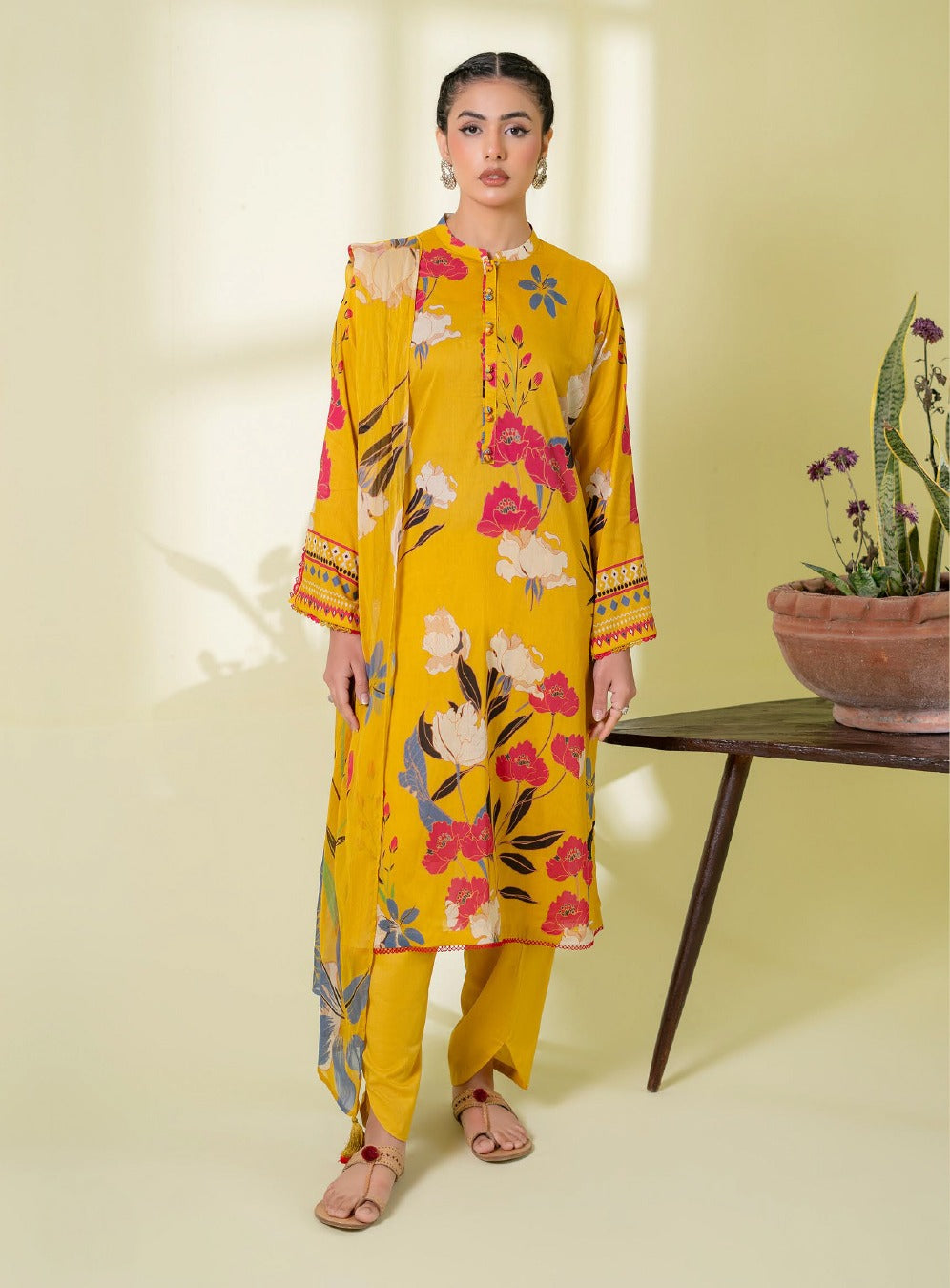 ZUMRA 3-Piece Unstitched Lawn Suit